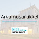 Eco Advice Kinnsivara, arvamusartikkel